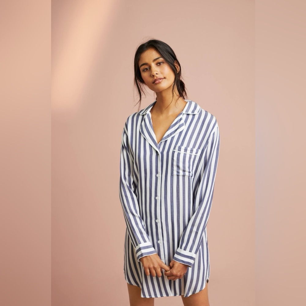 EUC Rails Julian Shirt Dress Lisbon Stripe SZ S